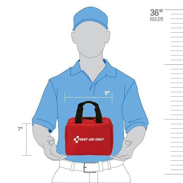 25 Person First Aid Kit, ANSI 2015 Class A, Fabric Case, Custom Logo_3