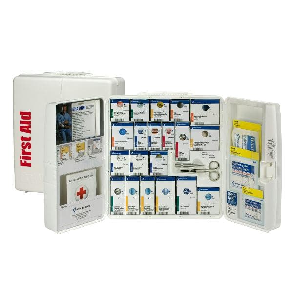 First Aid Only Large Plastic SmartCompliance Food Service Cabinet with Meds, ANSI 2021 Class A+_4