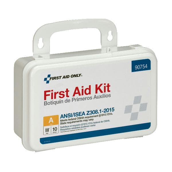 10 Person First Aid Kit, ANSI 2015 Class A, Plastic, Custom Logo_1