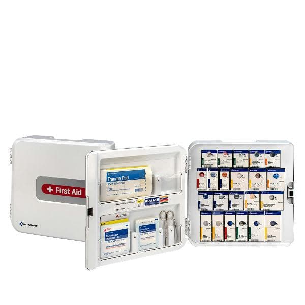 First Aid Only SmartCompliance Complete Cabinet with Meds, Plastic, ANSI 2021 Class A+_4