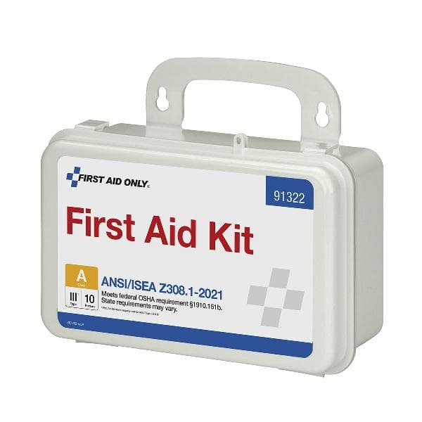 10 Person ANSI 2021 Class A, Plastic First Aid Kit_1