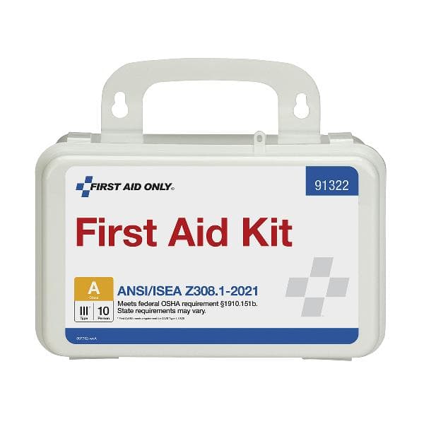 10 Person ANSI 2021 Class A, Plastic First Aid Kit_3