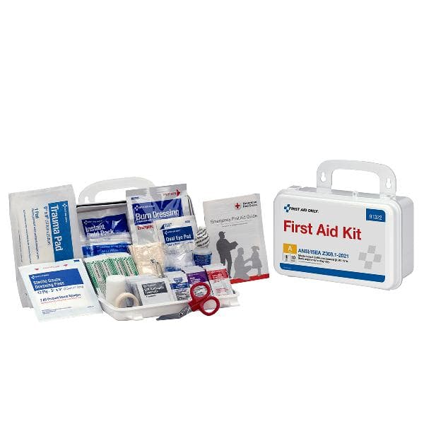 10 Person ANSI 2021 Class A, Plastic First Aid Kit_5