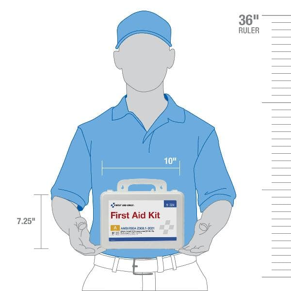 25 Person ANSI 2021 Class A, Plastic First Aid Kit_3