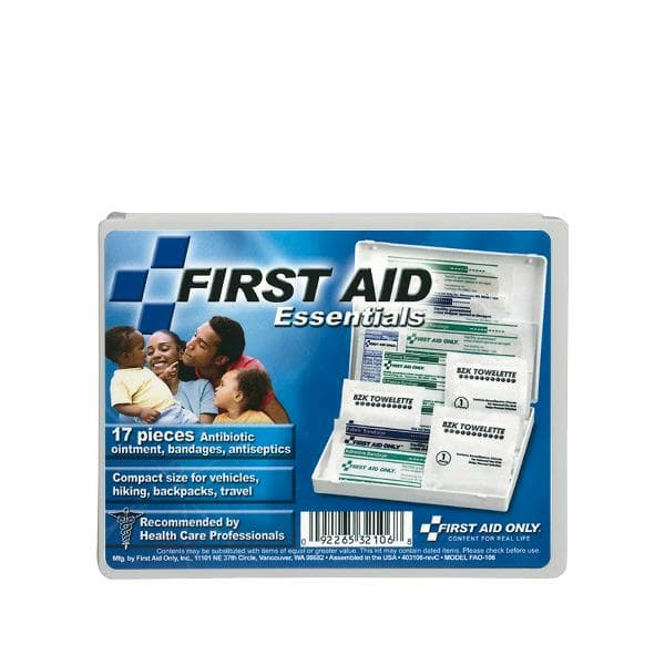 Travel First Aid Kit, 17 Piece, Plastic Case_2