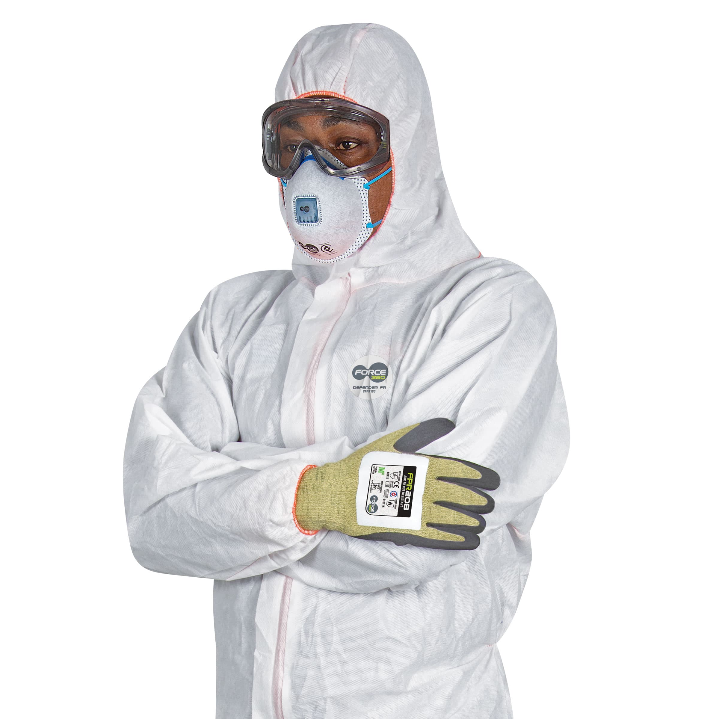 Force360 Defender FR Type 5,6 Coverall (White)