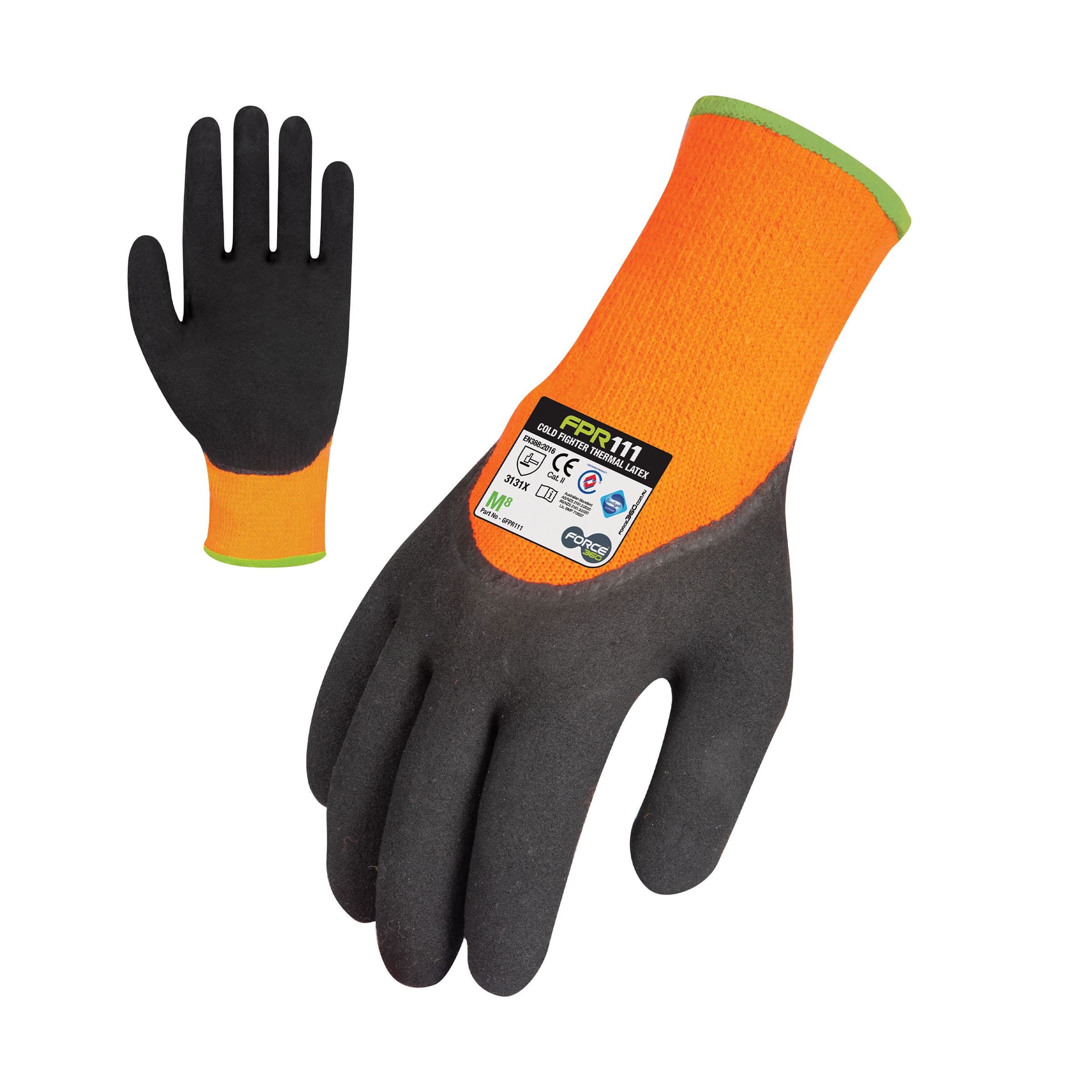 Force360 Cold Fighter Thermal Latex Glove