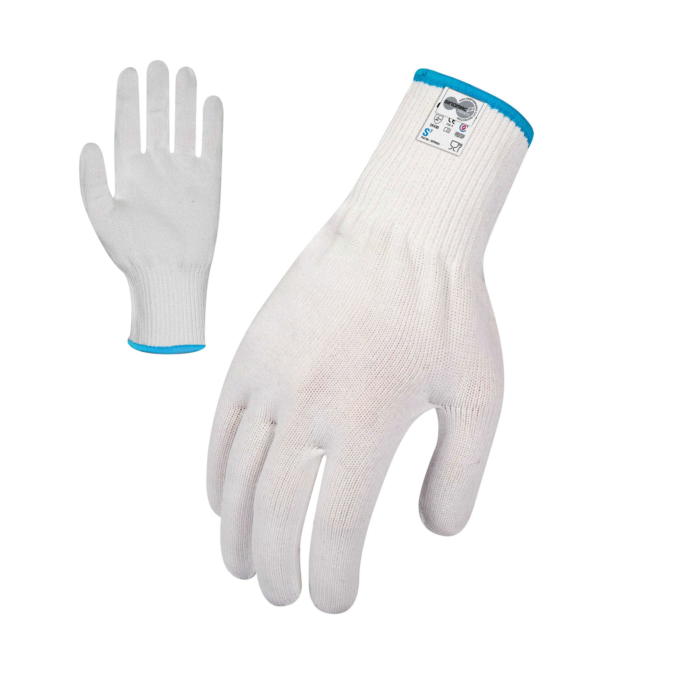 Force360 Cut 5 Food 13 Gauge Glove (White)