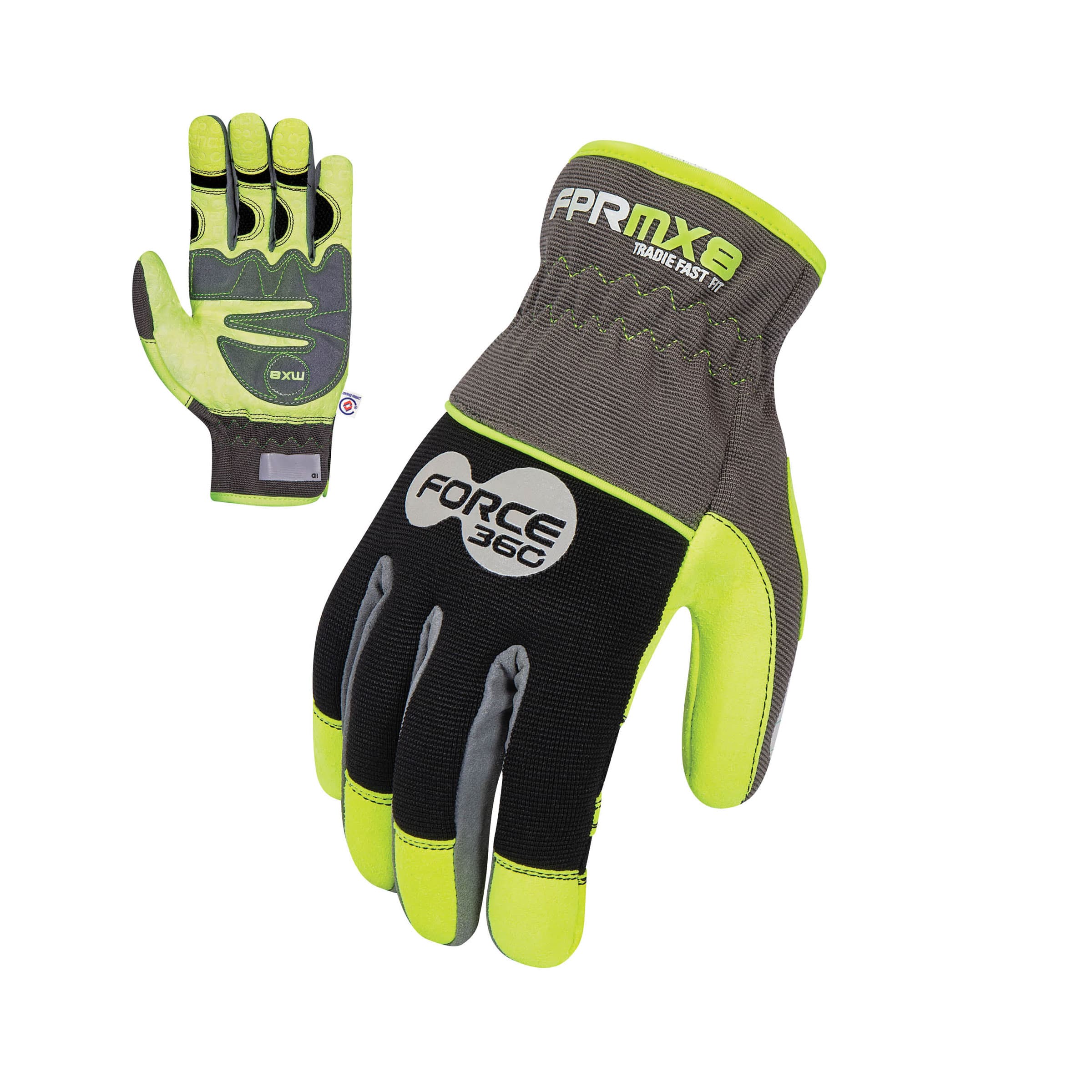 Force360 MX8 Tradie Fast Fit Rigger Mechanics Glove