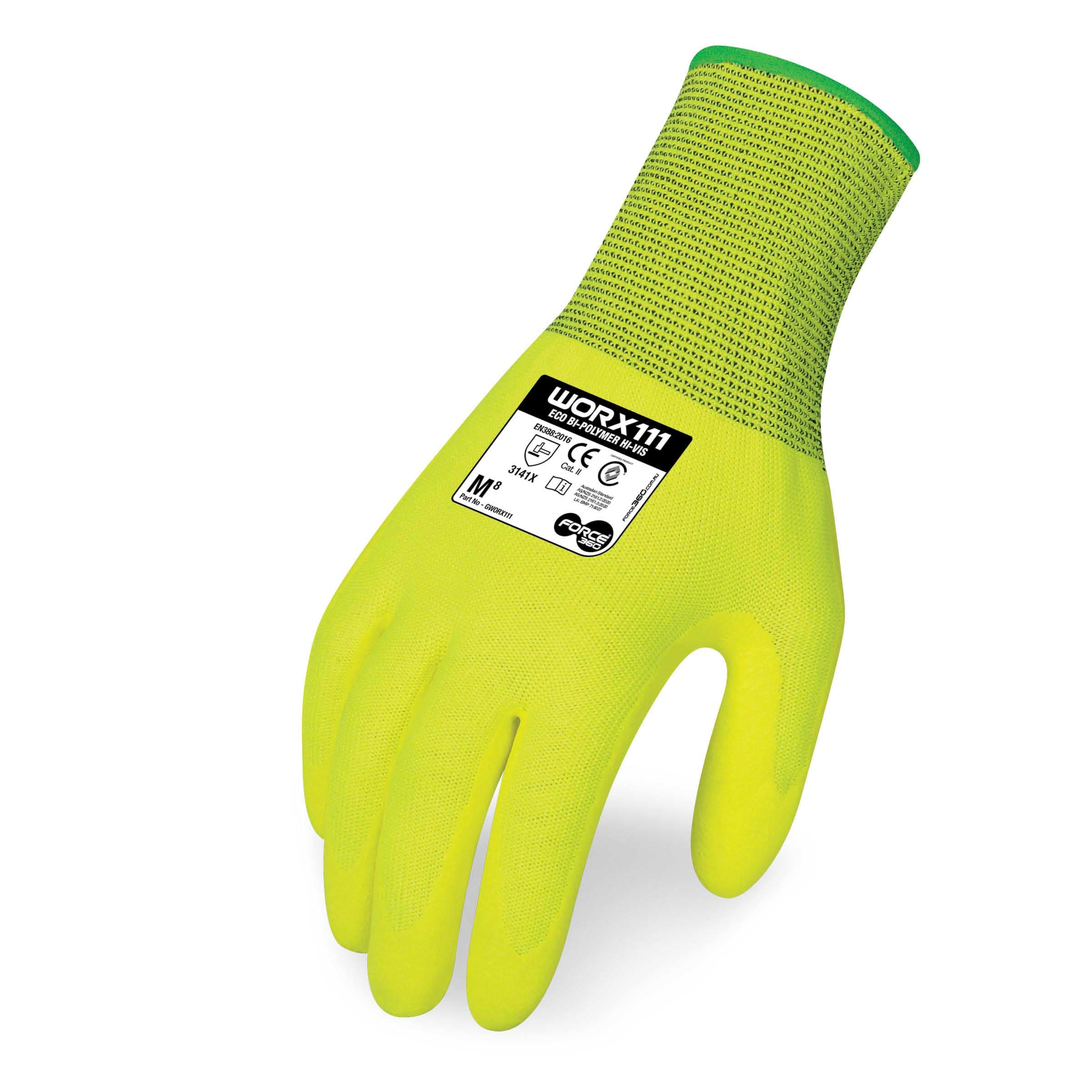 Force360 Bi-Polymer Glove (Hi-Vis Yellow)_1