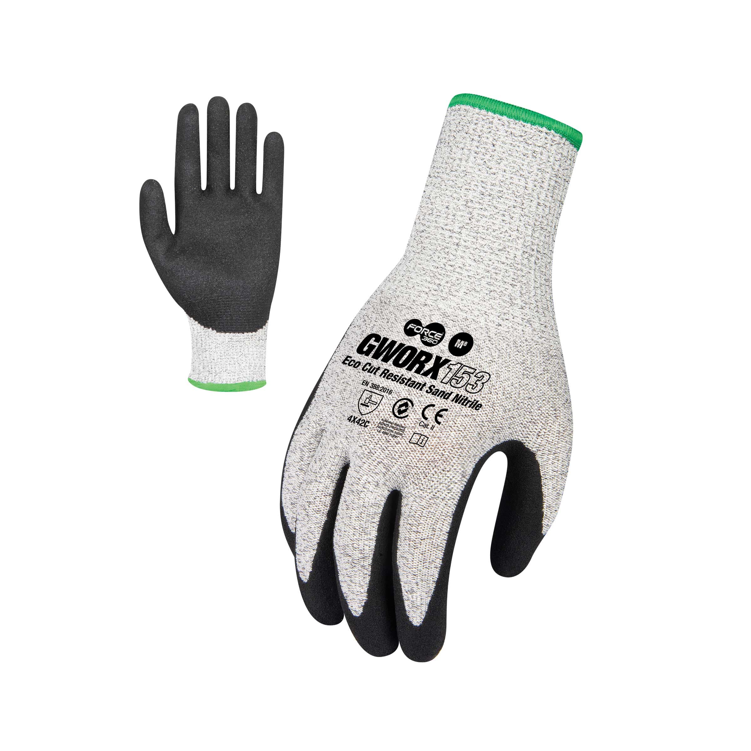 Force360 ECO Worx Cut Level C Nitrile Glove