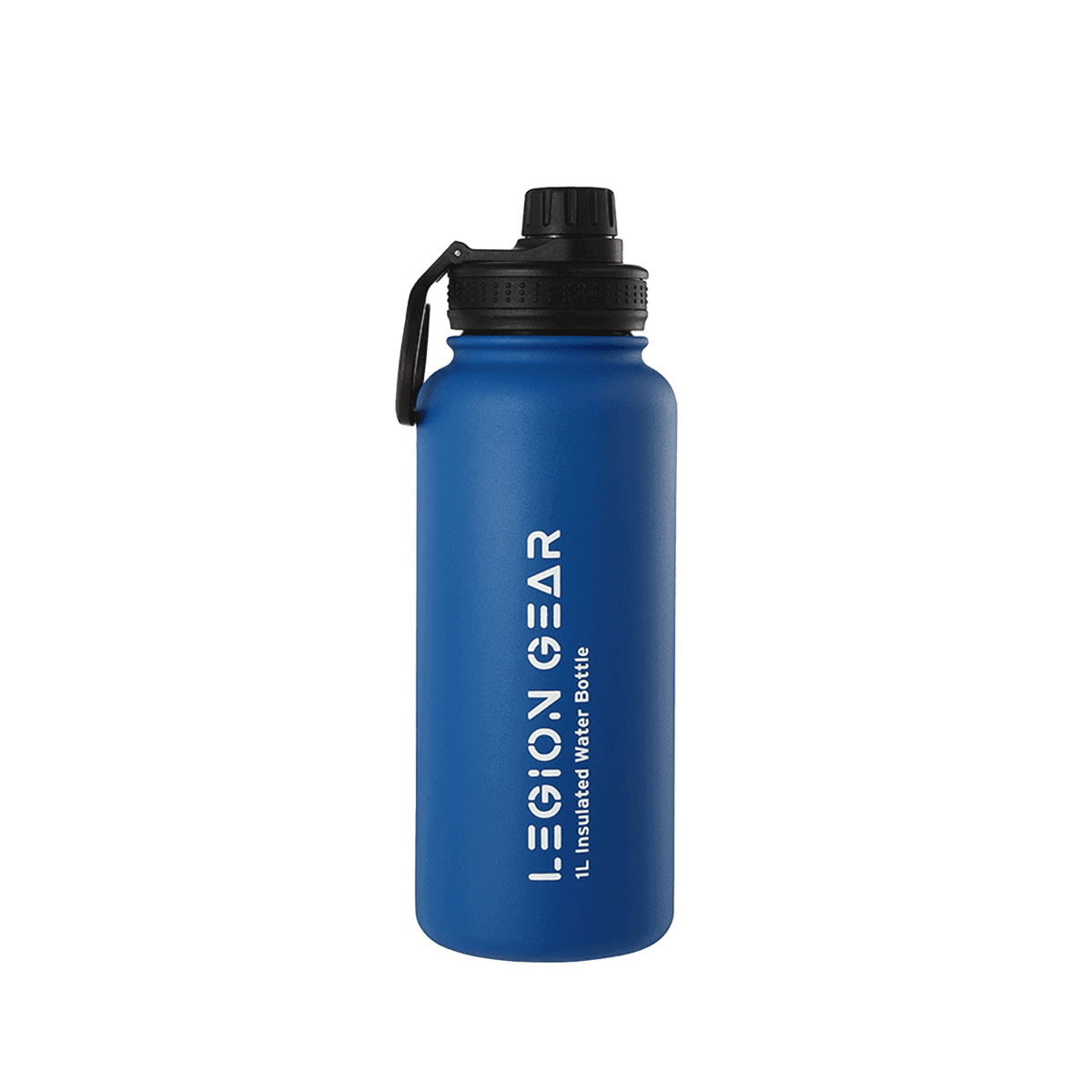 Legion Gear Stainless Steel Double Wall Vacuum Sealed Water Bottle - 1L Blue_1