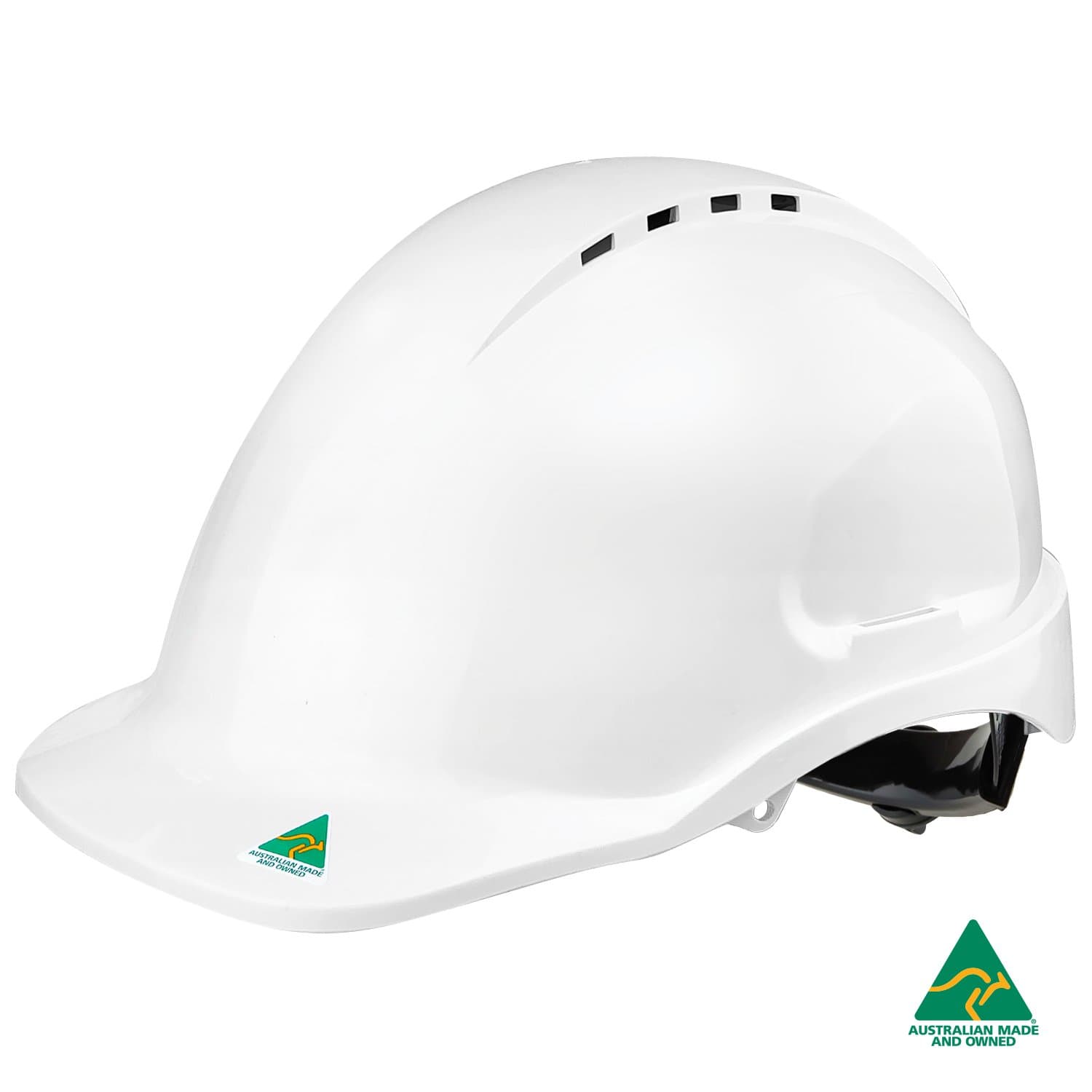 Maxisafe Vented Hard Hat With Ratchet Harness