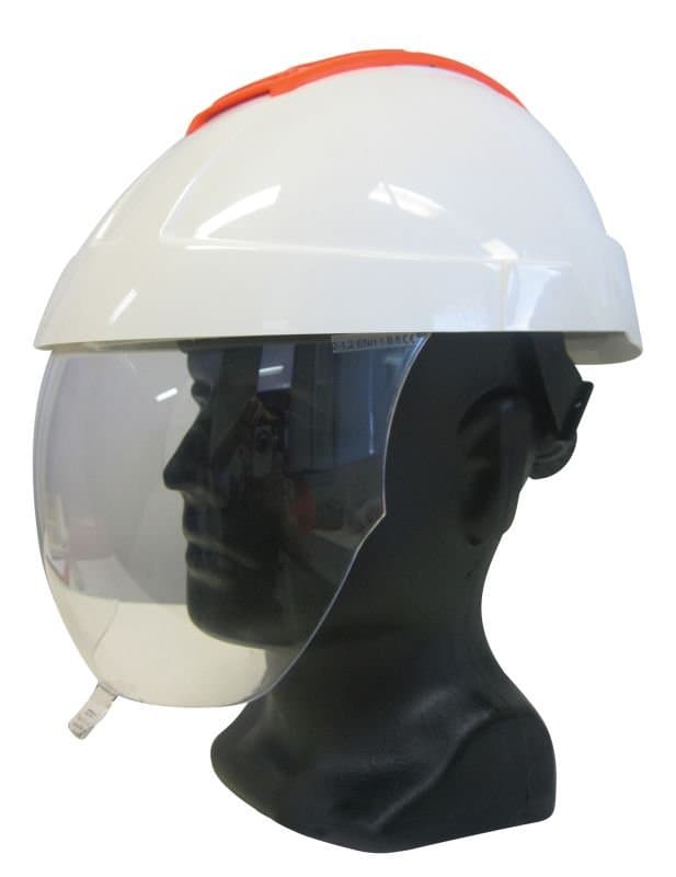 Maxisafe E-Man 4000 Helmet With Clear Visor & Chinstrap