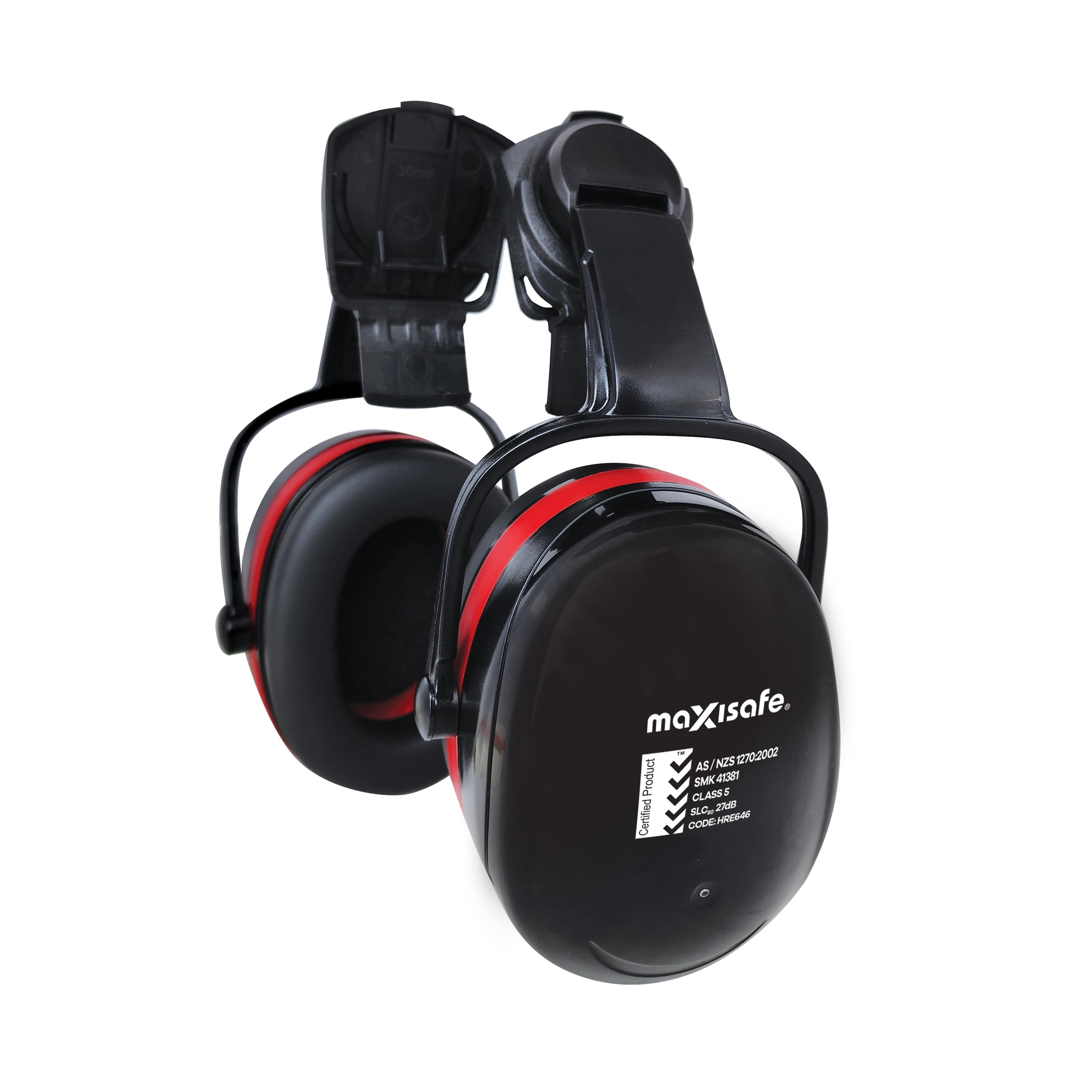 Maxisafe Helmet Earmuff 27Db - Class 5