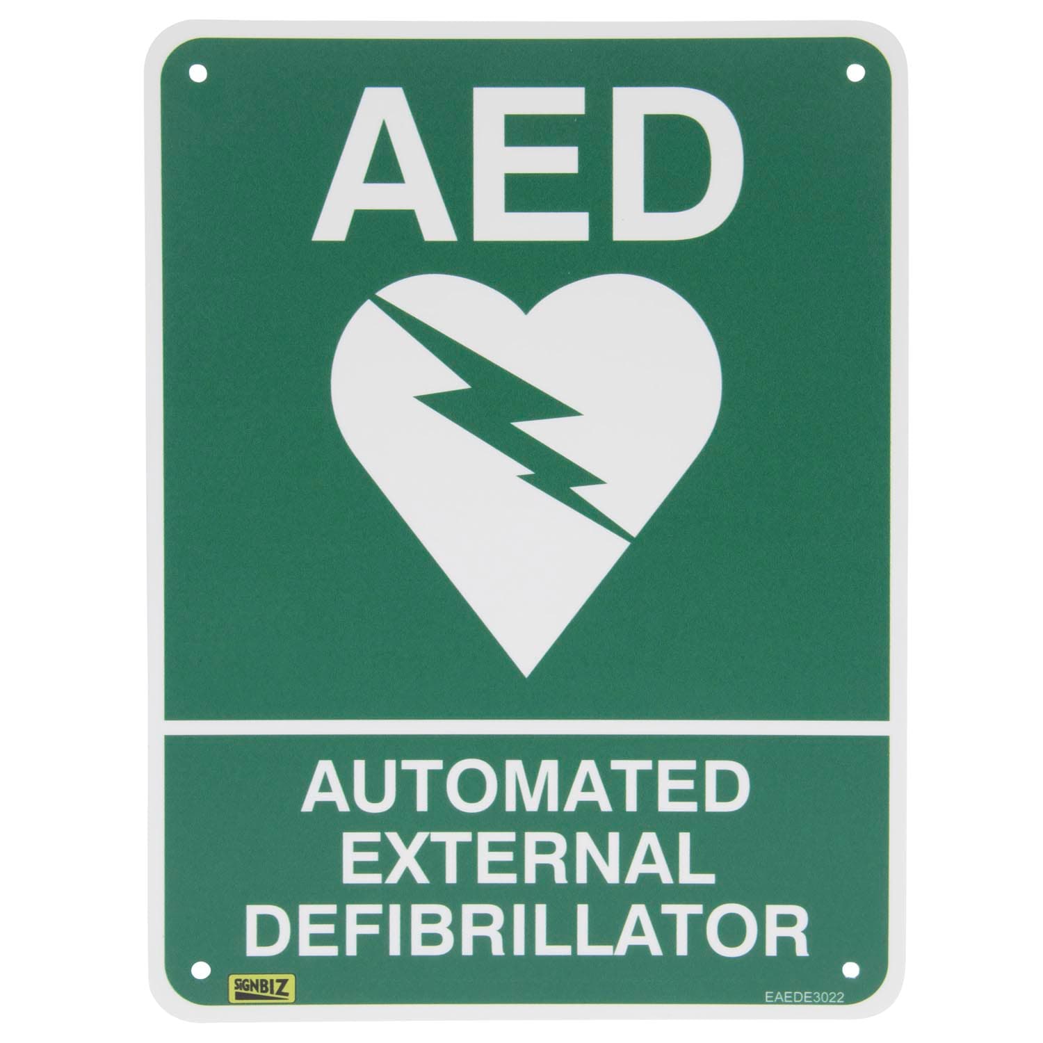 MEDIQ Aed Flat Sign 300X225