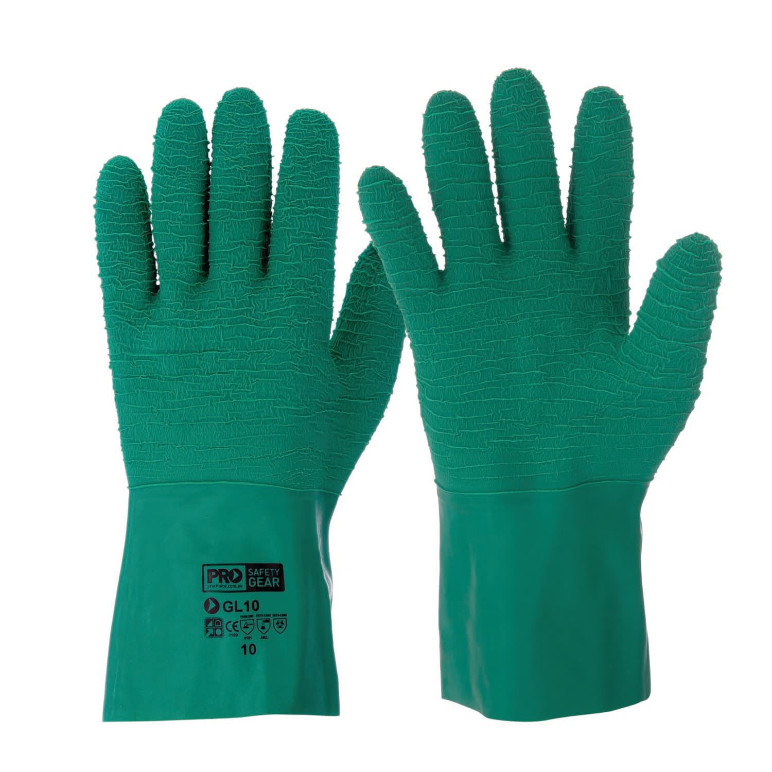 Pro Choice Green Gauntlet Gloves_1