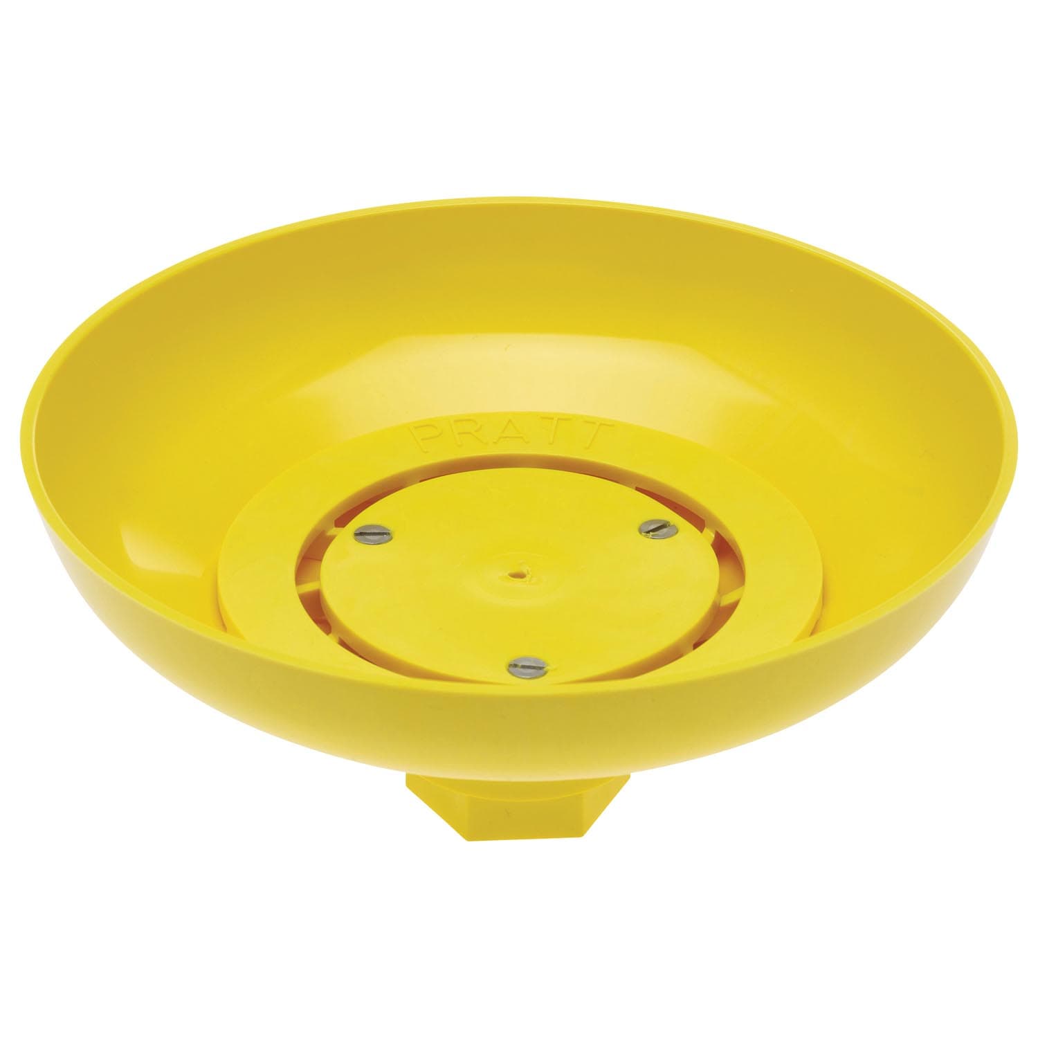 Pratt Plastic Shower Head With Impeller. Yellow