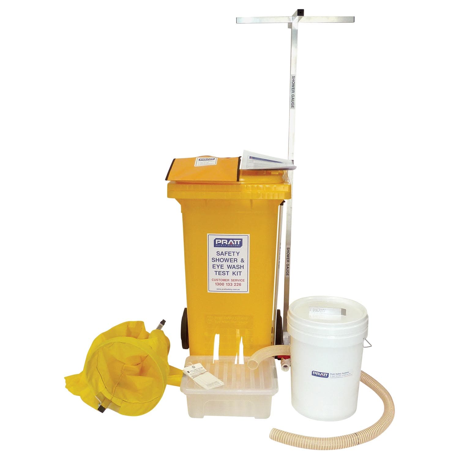 Pratt Shower Test Kit With Bin