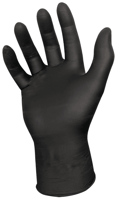 TGC Black Air Disposable Gloves (Box of 100)