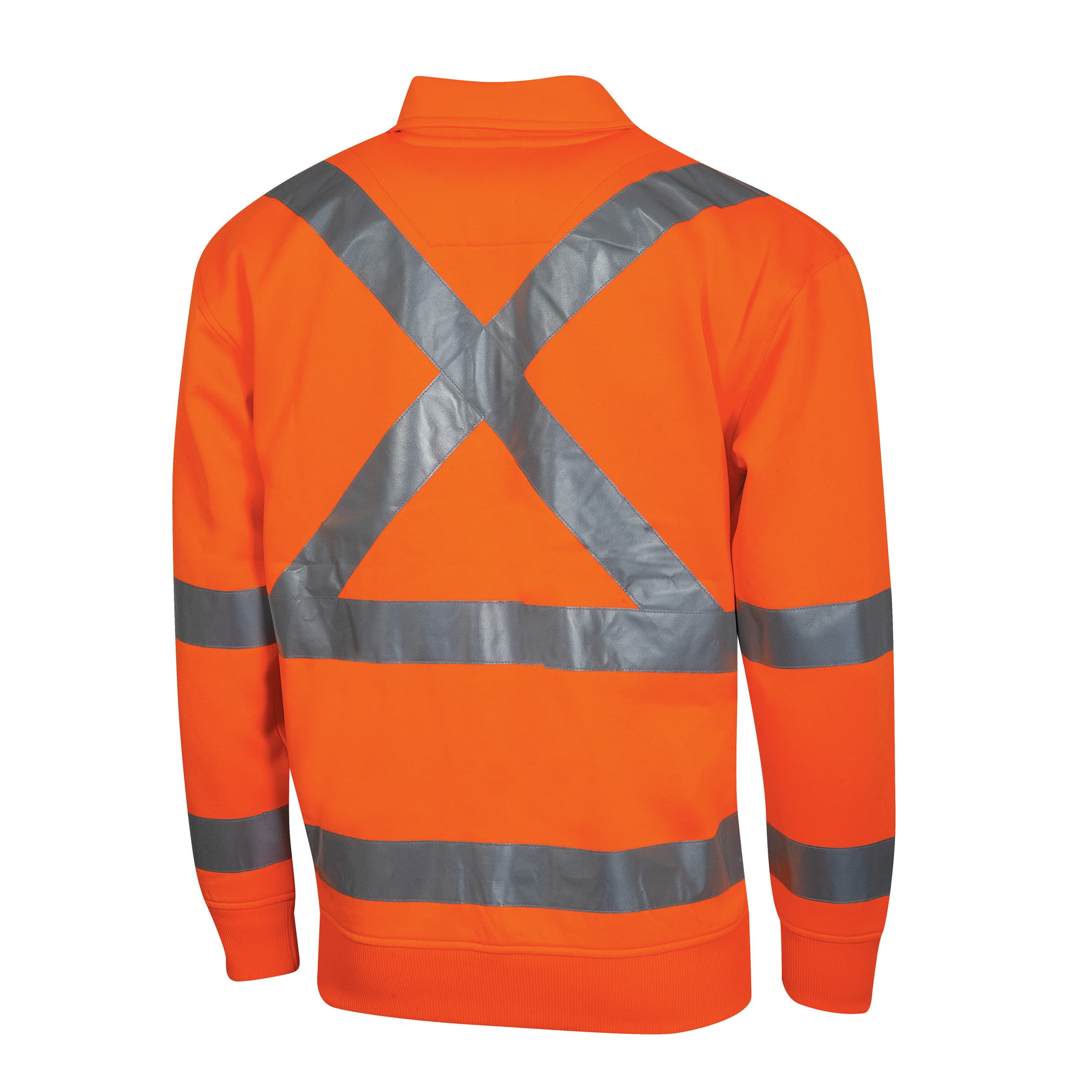 TRu Workwear Jumper 1/4 Zip Polyester Fleece With Tru Reflective Tape To T5 Pattern (X Back)_1