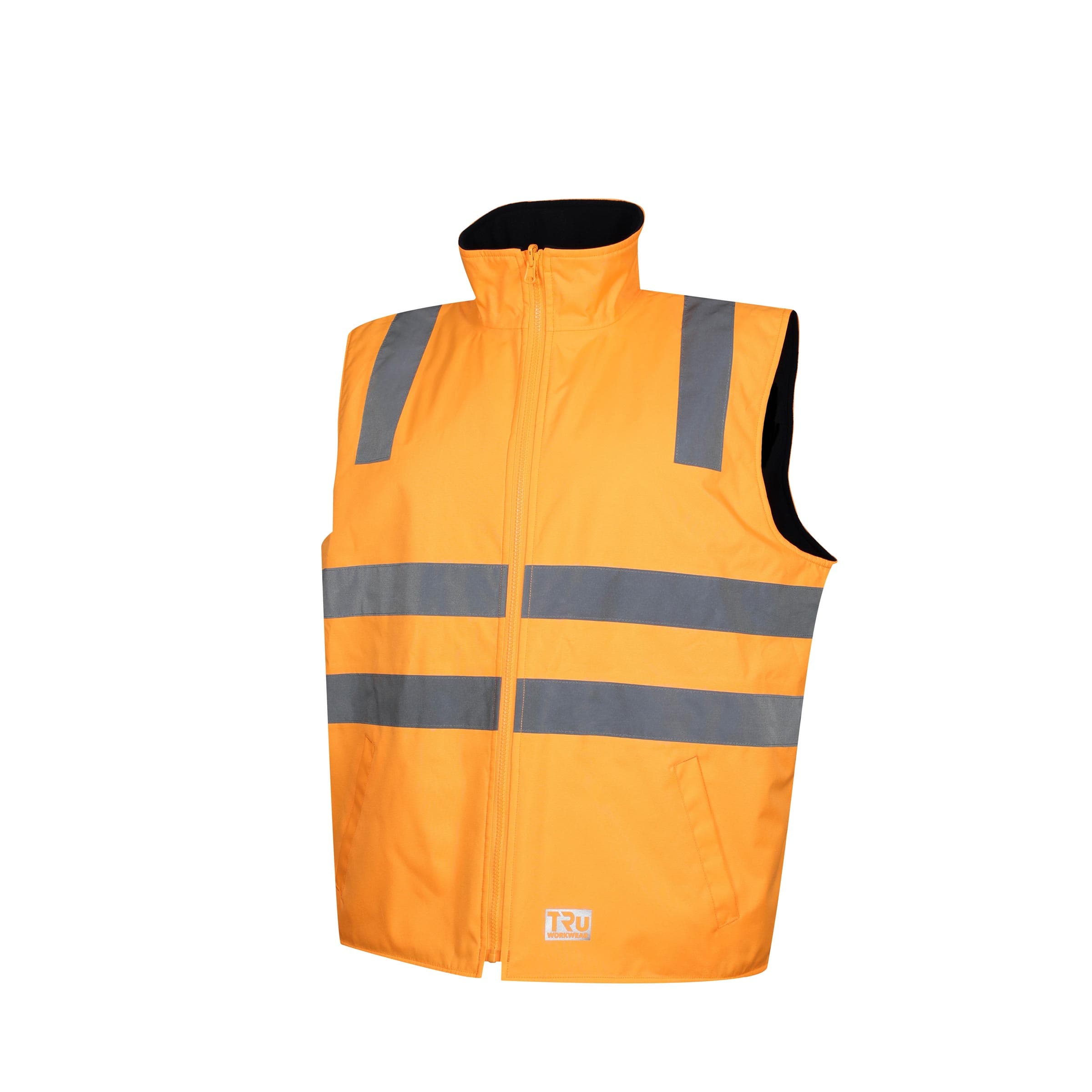 TRu Workwear Jacket 4 In 1 With Vest Poly Oxford With Reflective Tape To T4 Pattern (Vic Rail)_4