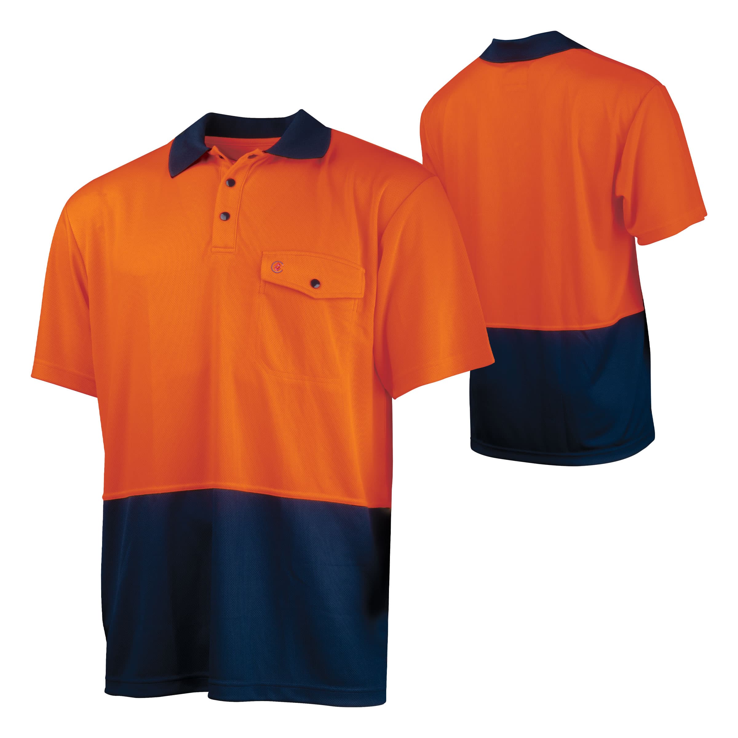 TRu Workwear Polo 175gsm Recycled Polyester Anti- Microbial Micromesh S/S Two Tone_7