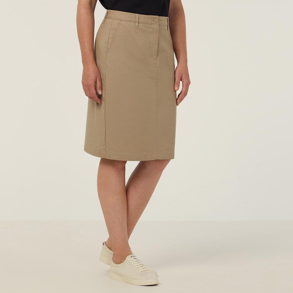 NNT Stretch Cotton Chino Skirt CAT2RL (Desert)_1