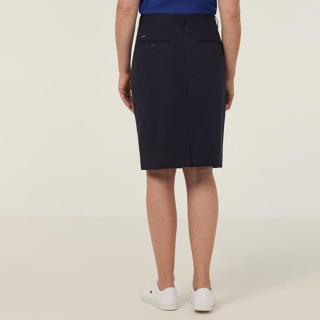 NNT Stretch Cotton Chino Skirt CAT2RL (Navy)_2