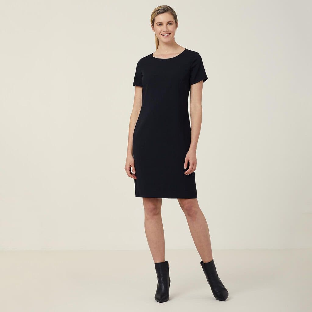 NNT Short Sleeve Dress CAT67A (Black)