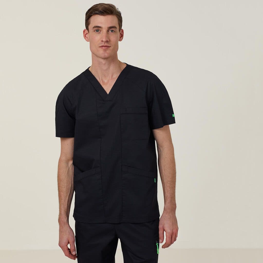 NNT Carl Scrub Top CATRFV (Black)