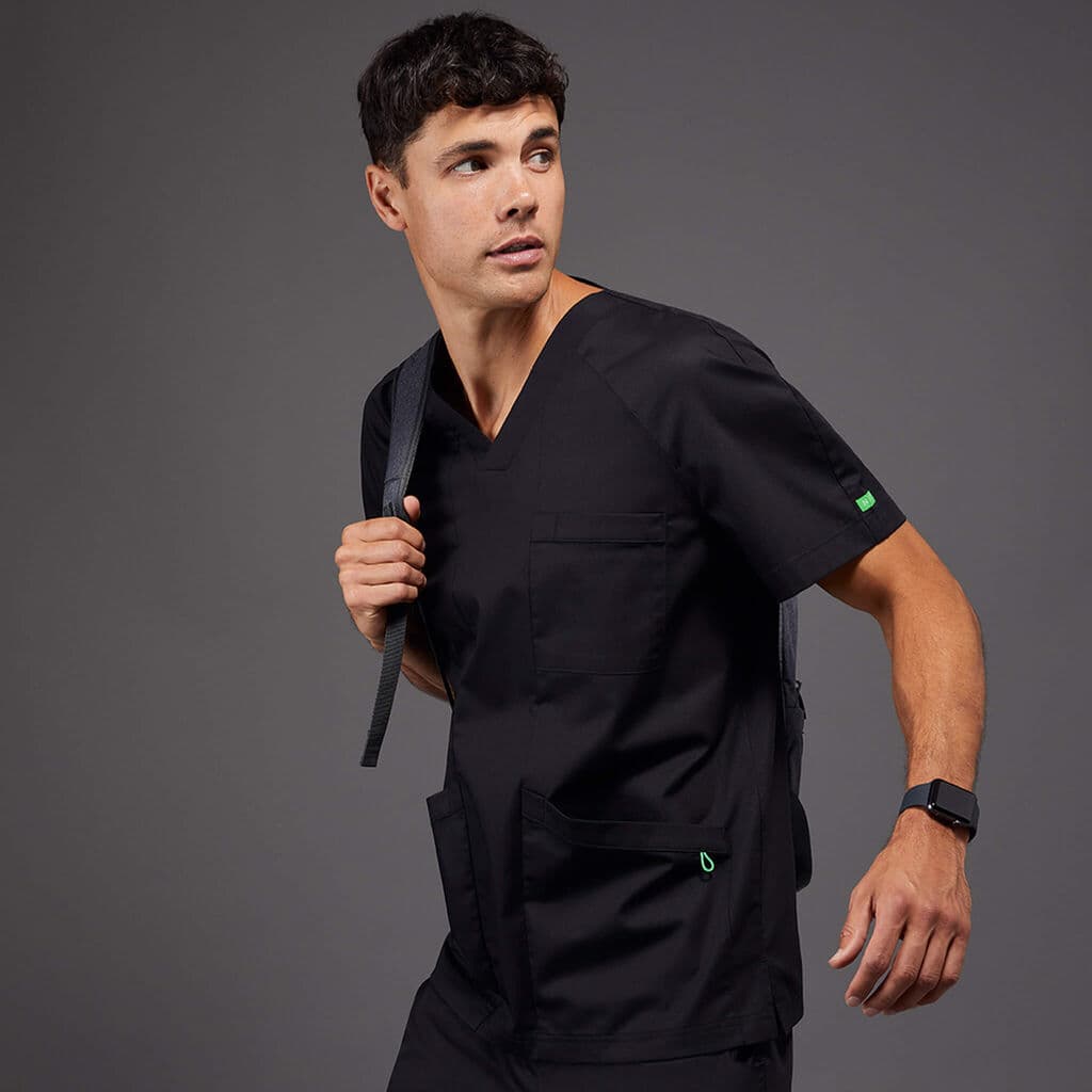 NNT Carl Scrub Top CATRFV (Black)_4