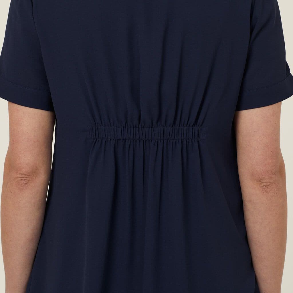 NNT Georgie Maternity Short Sleeve Shirt CATUKB (Navy)_4