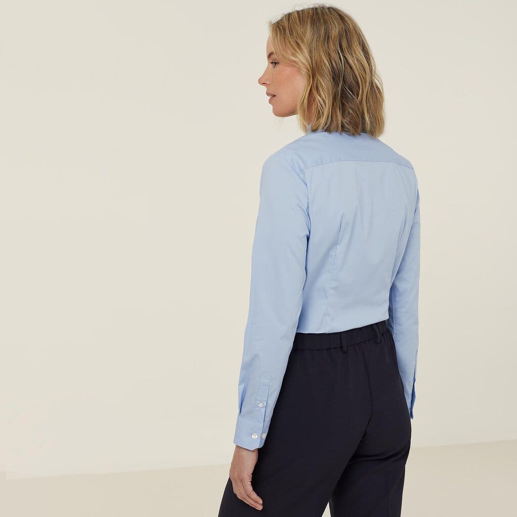 NNT Avignon Long Sleeve Slim Shirt CATUKU (Light Blue)_2