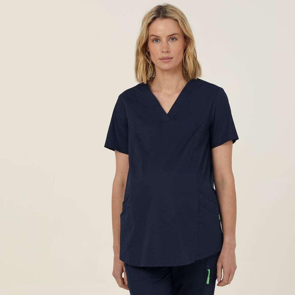 NNT Maternity Scrub Top CATULJ (Midnight)