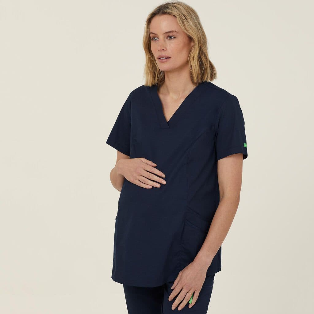 NNT Maternity Scrub Top CATULJ (Midnight)_1