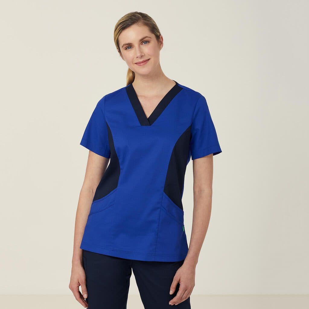 NNT Nightingale Scrub Top CATULL (Cobalt)