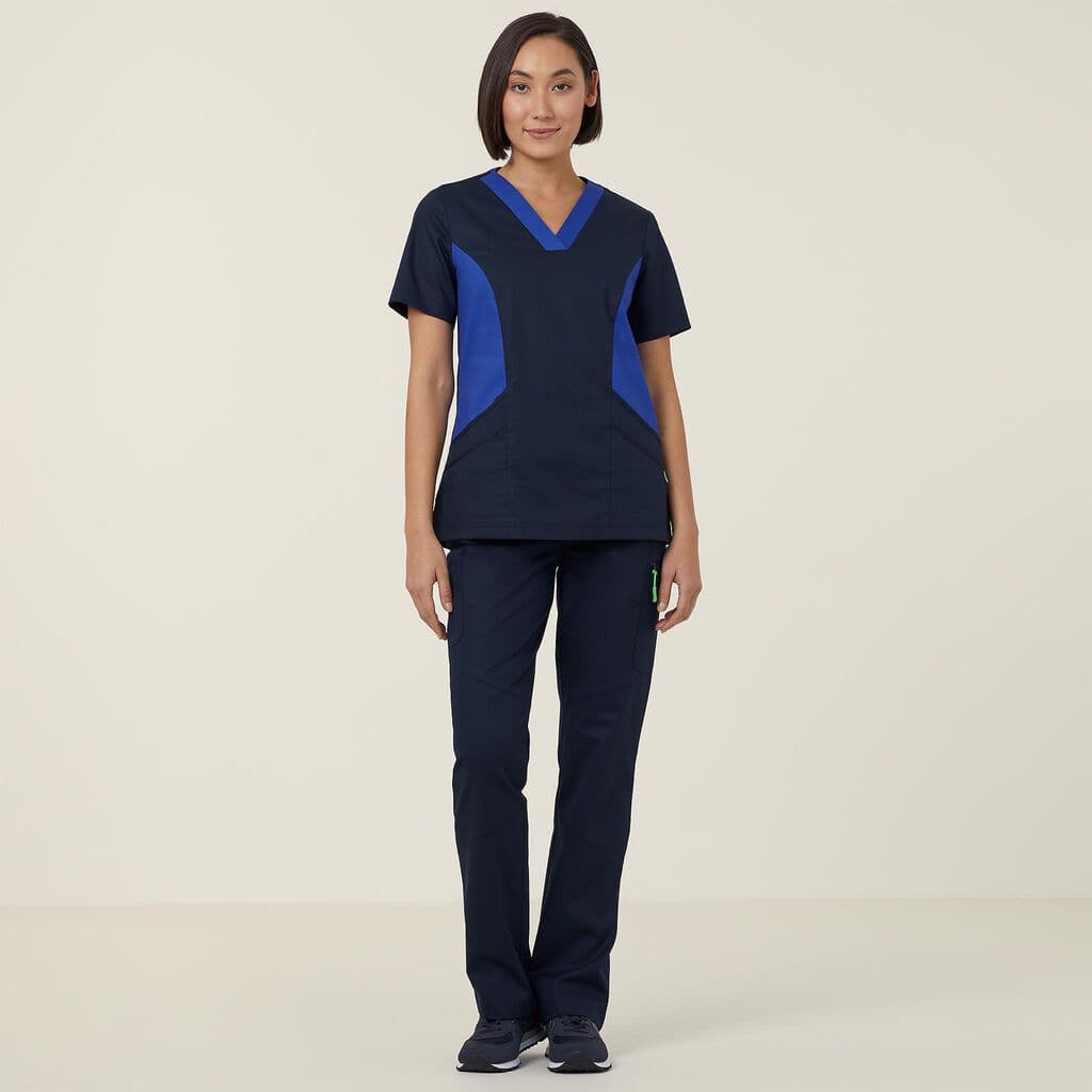 NNT Nightingale Scrub Top CATULL (Midnight)_3