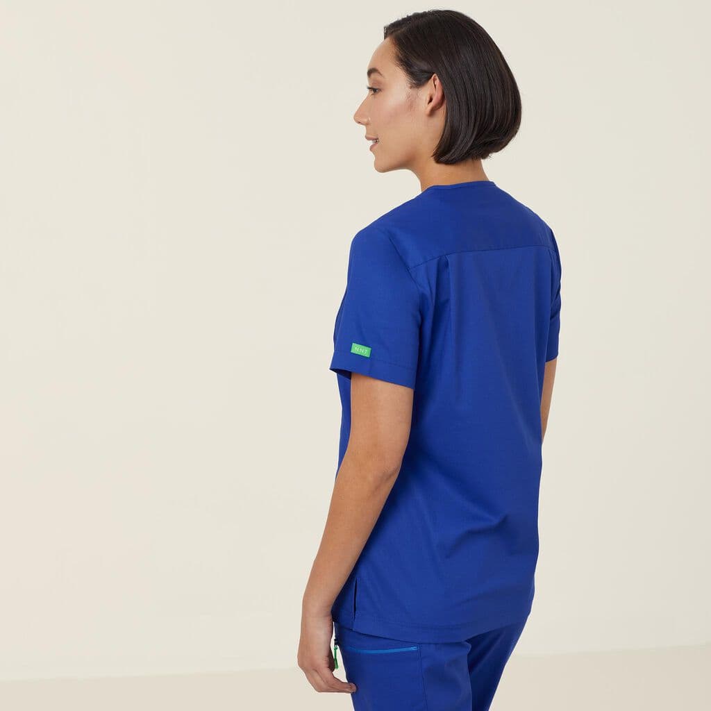 NNT Florence Scrub Top CATULM (Cobalt)_2