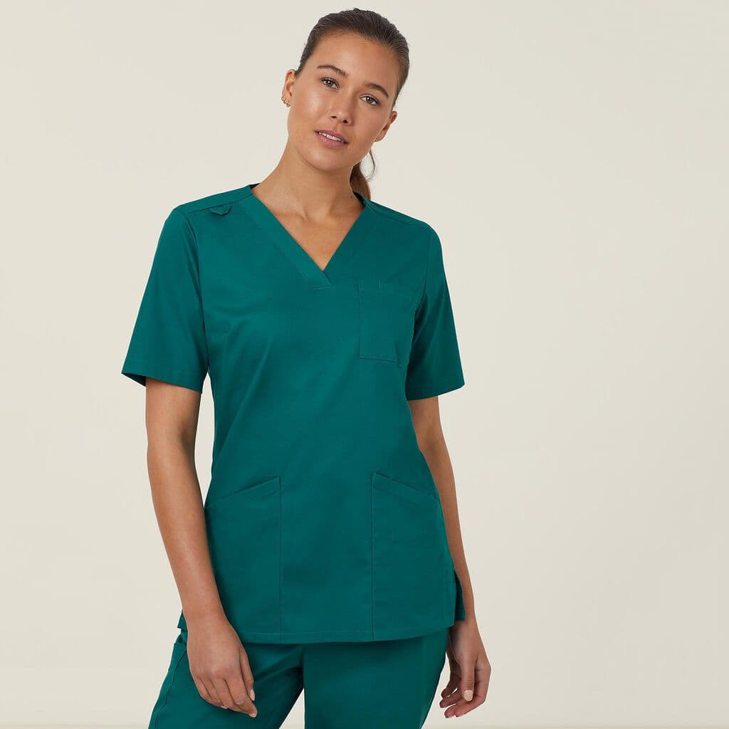 NNT Mayo Scrub Top CATUMN (Hunter Green)