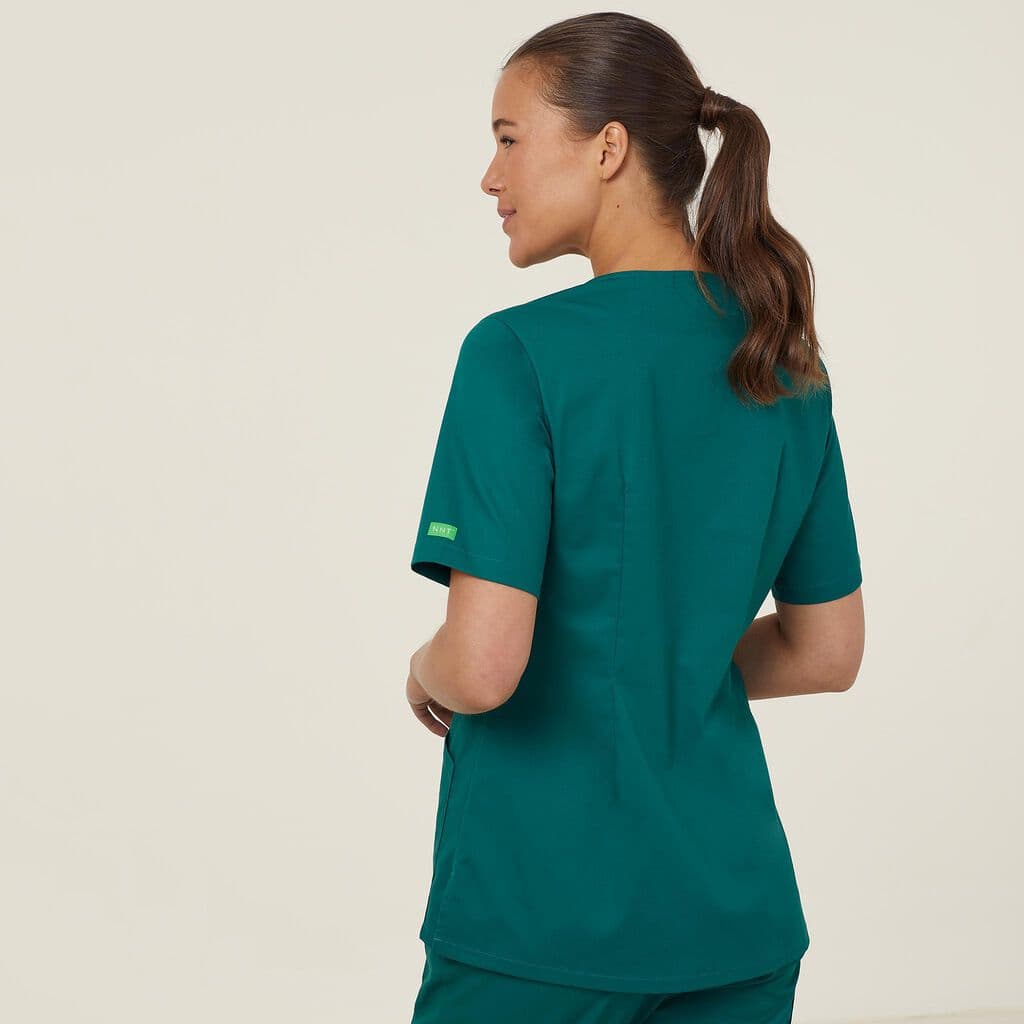 NNT Mayo Scrub Top CATUMN (Hunter Green)_2