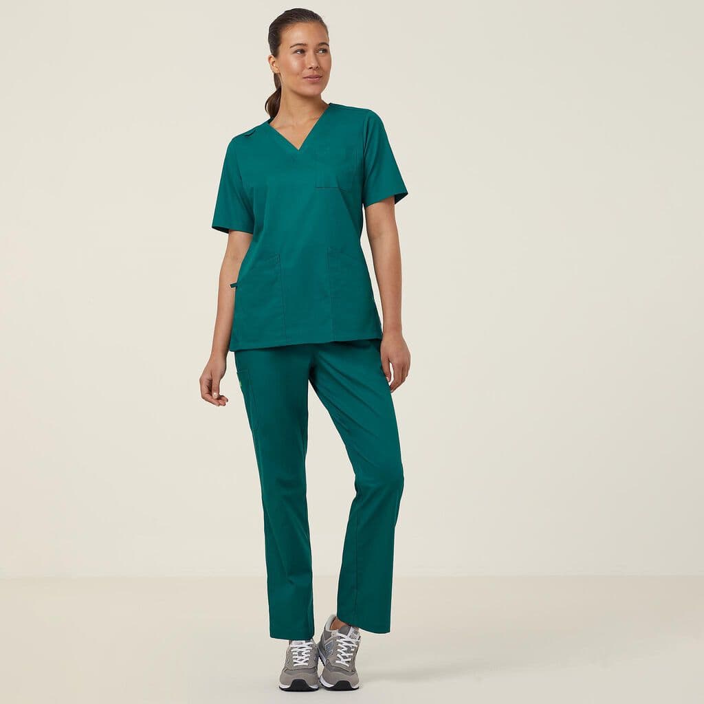 NNT Mayo Scrub Top CATUMN (Hunter Green)_3