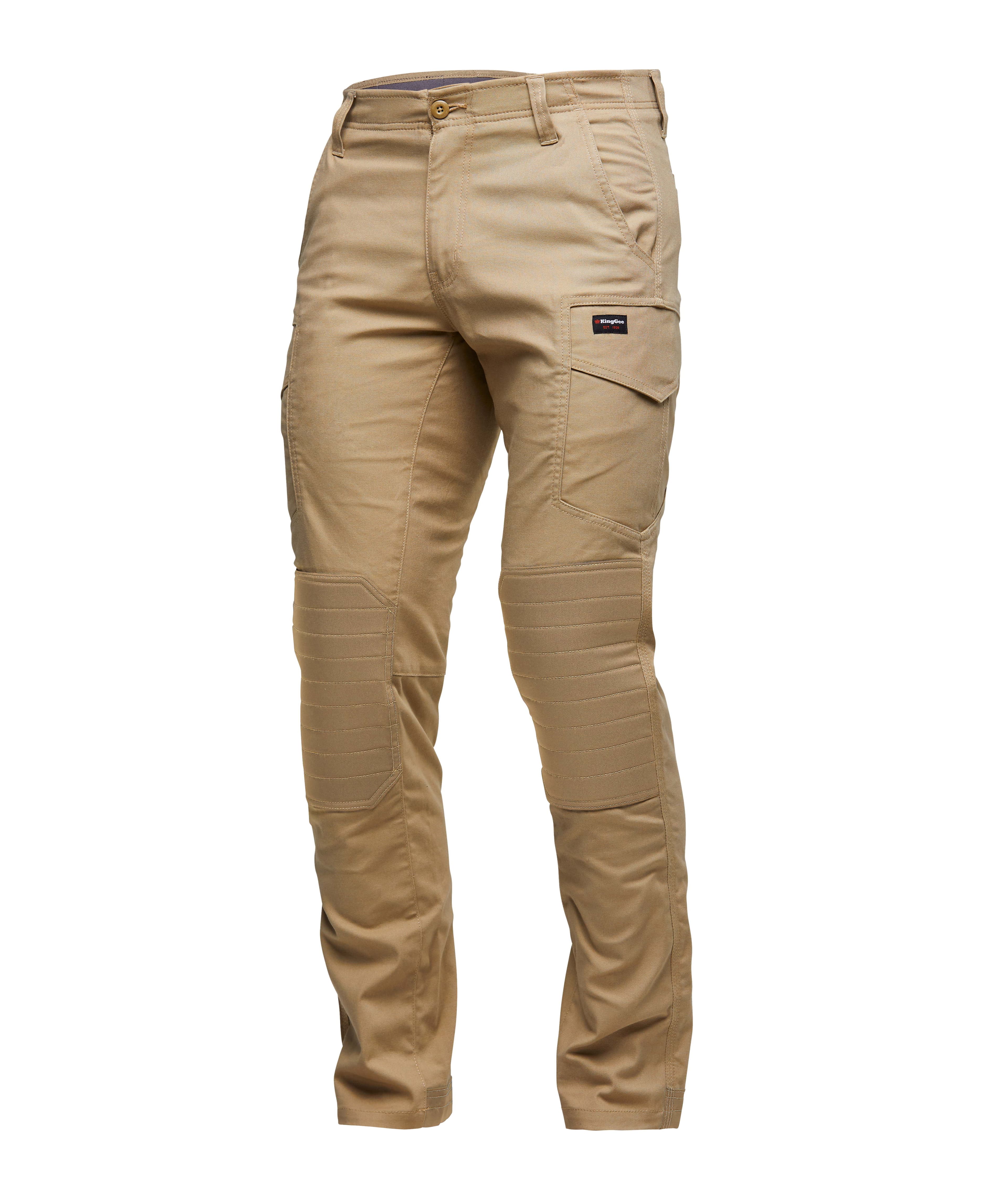 KingGee Men's Tradies Comfort Max Pants (Khaki)