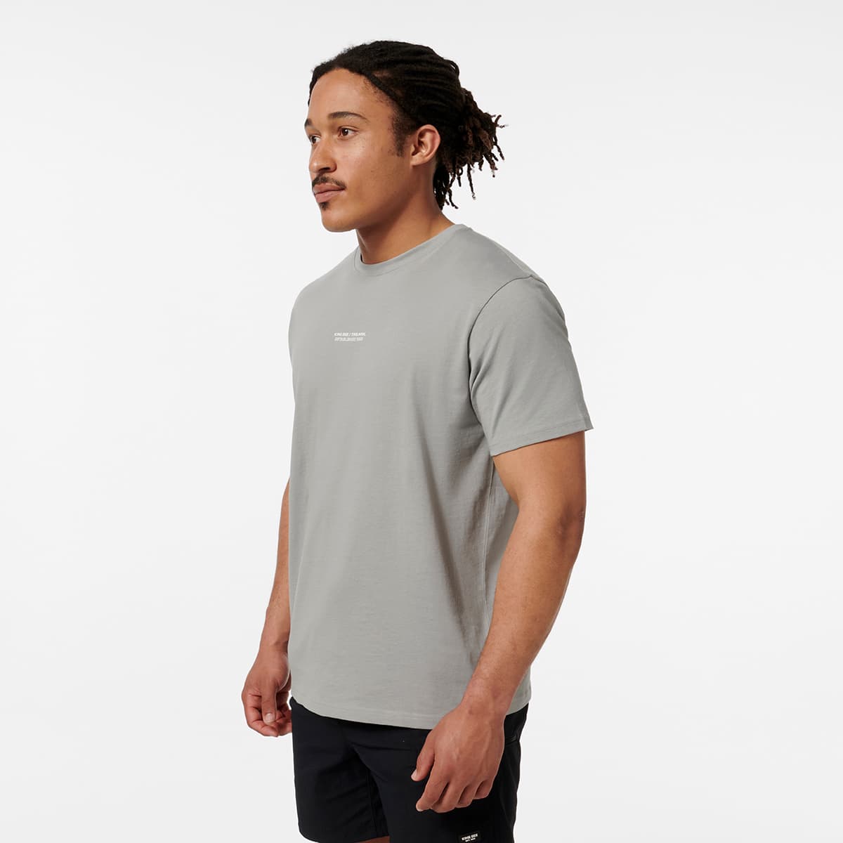 KingGee Trademark Australian Cotton Tee (Stone/Grey)_2