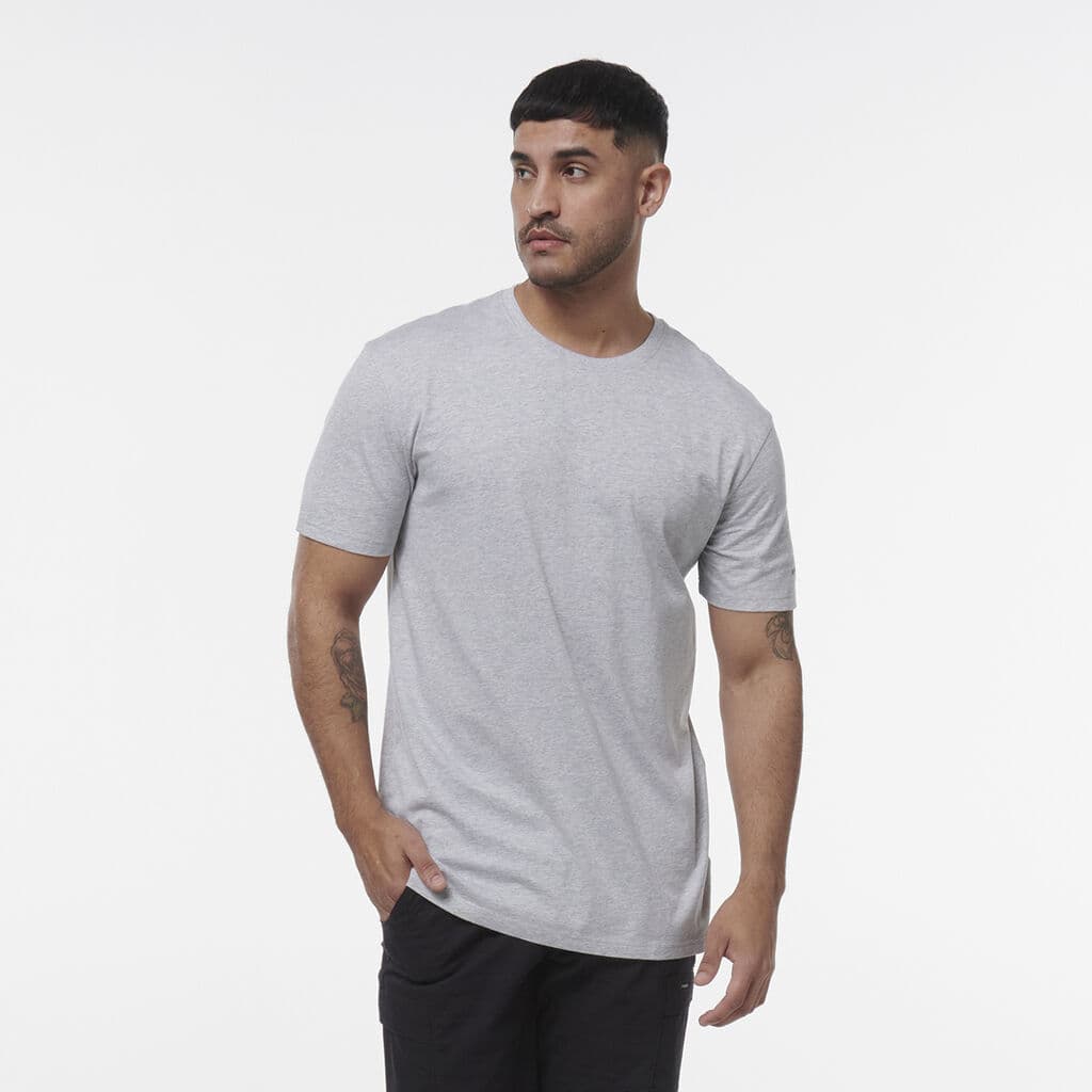 KingGee Originals Short Sleeve T-shirt (Light Grey Marle)_1