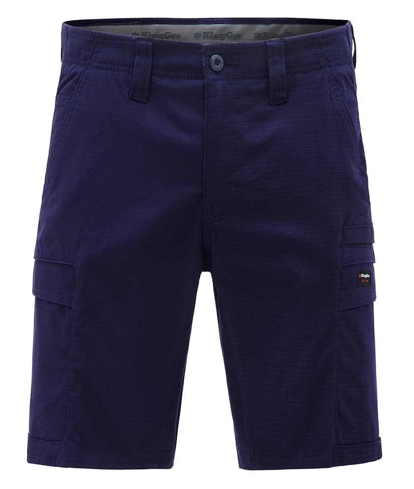 KingGee Mens Workcool Pro Shorts (Navy)