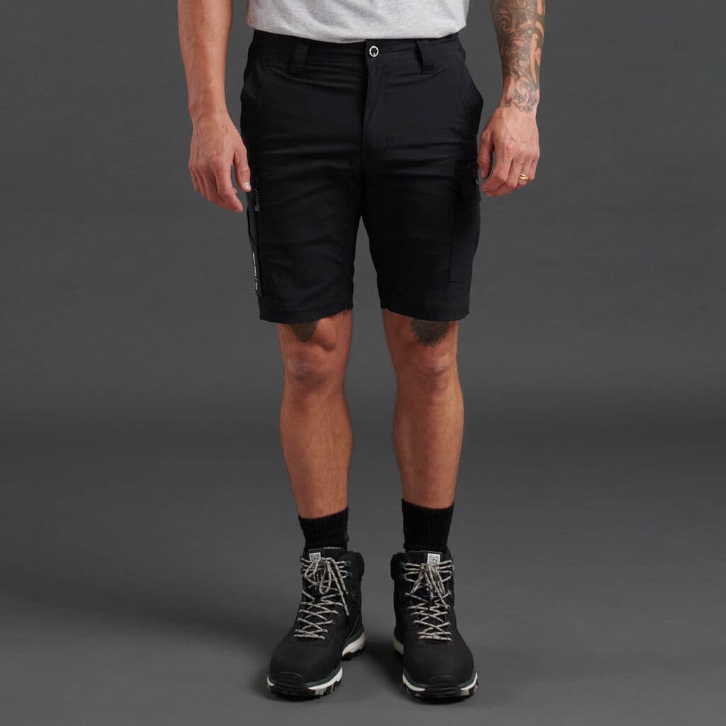 KingGee Mens Trademark Cargo Short (Black)