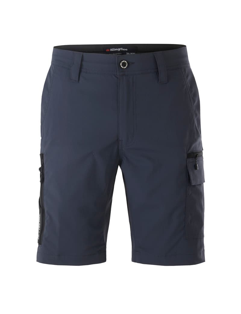 KingGee Mens Trademark Cargo Short (Blue/Slate)