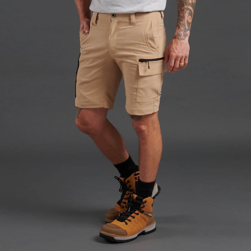 KingGee Mens Trademark Cargo Short (Sandstorm)_1