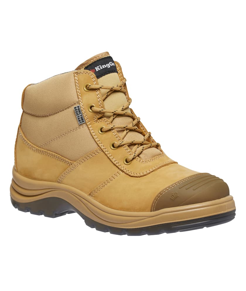 KingGee Mens Tradie Puncture Resistant Zip Boot (Wheat)_2